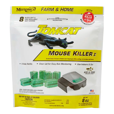 Tomcat - Mouse Killer Refillable Bait Station - 8 oz.