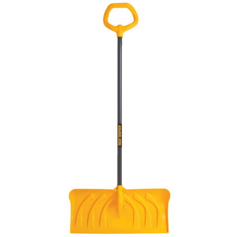 True Temper - Yellow Poly Snow Pusher w/ Versagrip - 24"