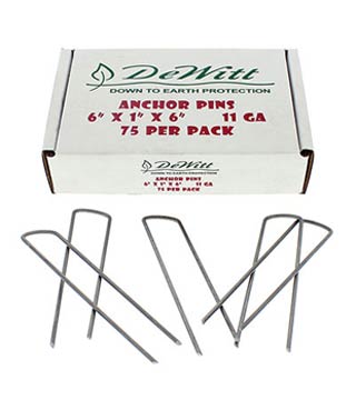 Dewitt - 11 Gauge Landscape Staples - 6" x 1" - 75/Box