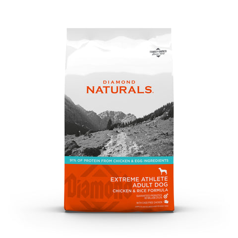 Diamond Naturals - Extreme Athlete Dog Food - 40 lb