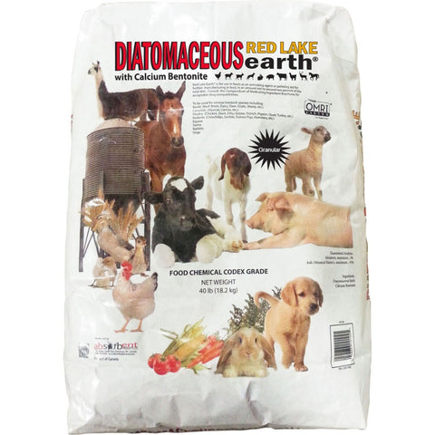 Red Lake - Diatomaceous Earth - FOOD GRADE - Granular -  40lb