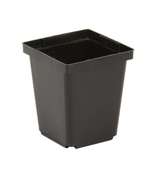 HC Companies - SQL03501G18- 3.5" Black Dillen TL TW Square Pot - 832/Case