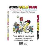 Worm Gold Plus - Pure Castings w/ Kelp and Pumice - 20 qt.