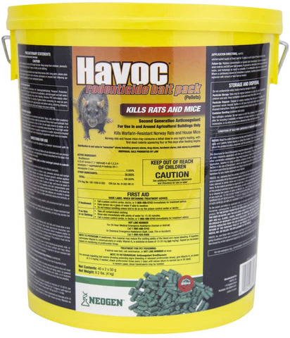 Havoc Bait Pellets - 80/bucket