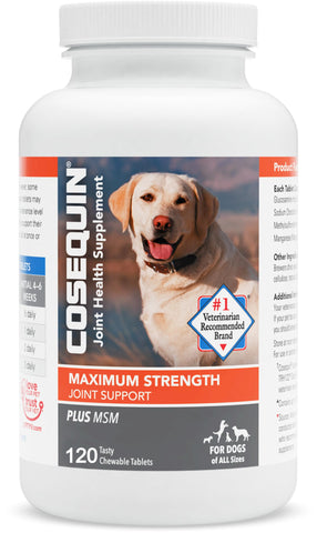 Cosequin - Max Strength + MSM - Chewable Tabs - 120 ct.