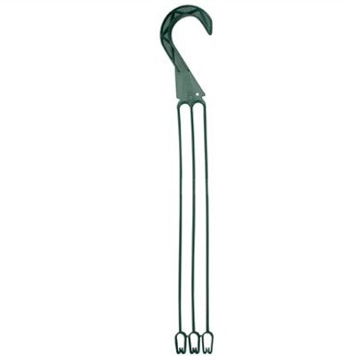 HC Companies - HZP3LSN0 - 18" Green 3 Strand Plastic Hanger - 25/Bundle