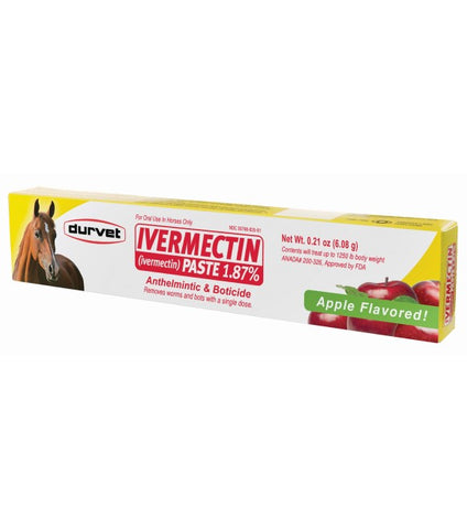 Durvet - Ivermectin Wormer 1.87% Paste - Steve Regan Company