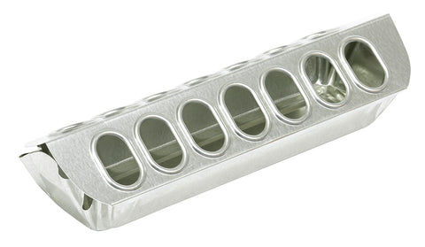 Miller - Metal Slide Top Poultry Ground Feeder - 12"