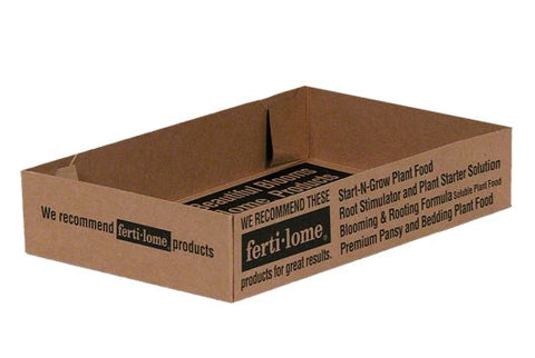 Fertilome - Bedding Plant Tray - Regular ( 6" X 9" )  Cardboard - 500/cs.