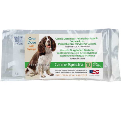 Durvet - Canine Spectra 10 -  PLUS LYME - 1 Dose