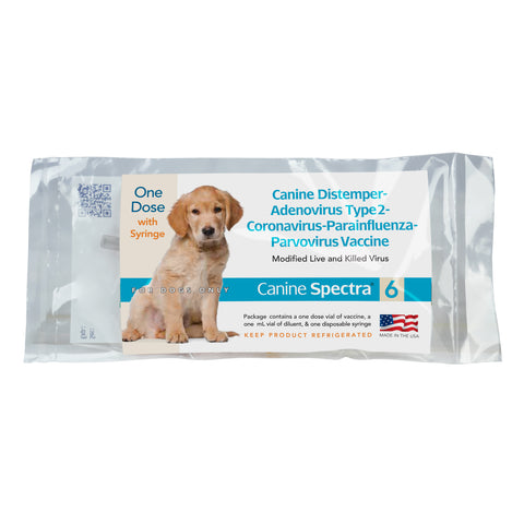 Durvet - Canine Spectra 6 - 1 dose - Steve Regan Company