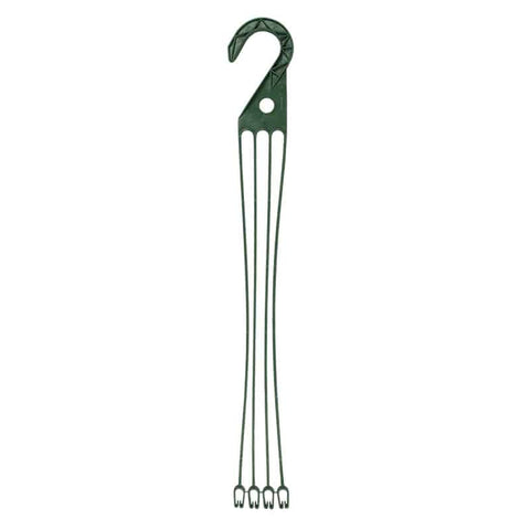 HC Companies - HZP4LSN0 - 22" Green 4 Strand Plastic Hanger - 25/Bundle