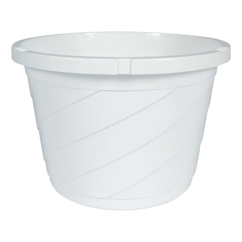 HC Companies - HSI12007A10 - 12" White Euro Swurl Basket - 50/Case