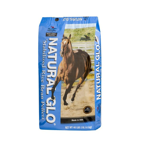 Manna Pro - Natural Glo Pellets - Stabilized Rice Bran - 40 Lb.