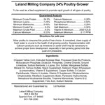 Rodeo Brand by Leland Mills - 24% Poultry Grower - Mash - 50 lb.