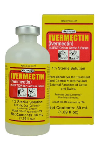 Durvet - Ivermectin 1% Injection - 50 ml