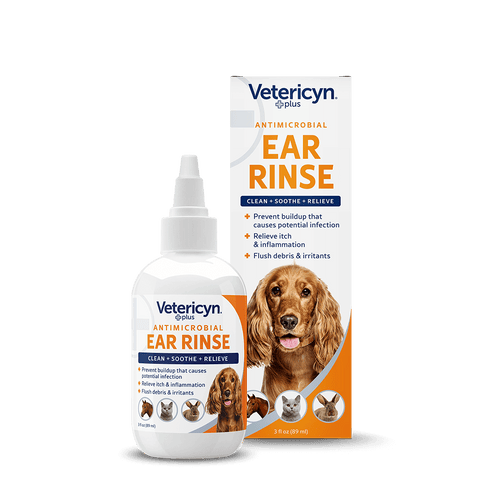 Vetericyn Plus - Anitmicrobial Ear Rinse - 3oz