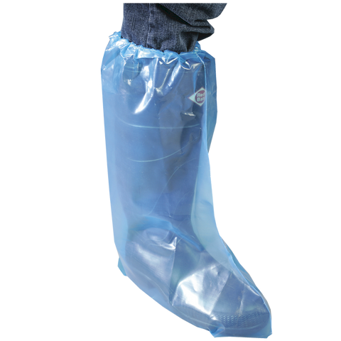 ELASTIC BAND DISPOSABLE BOOT (xl-6.0 mil) - 25 PAIR