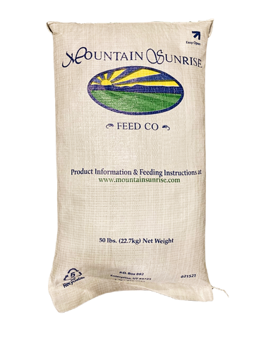 Mountain Sunrise - Alfalfa -  Hay Pellet - #1111 - Green Tag - 50 lb